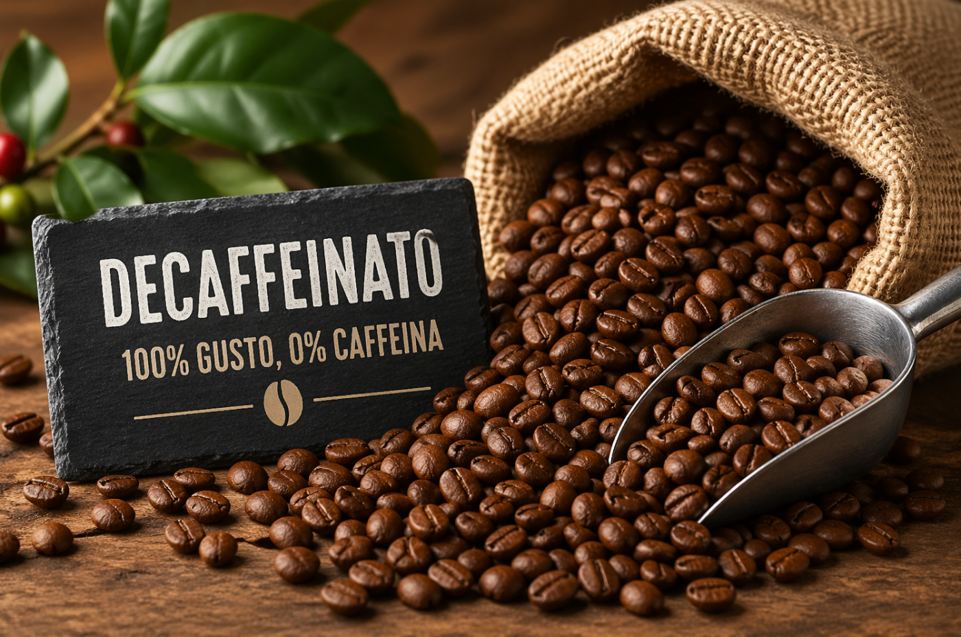 Chicchi di Caffè Decaffeinato: Gusto Intenso Senza Caffeina