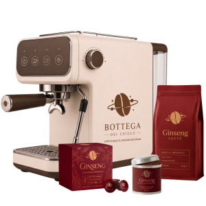 Macchina da Caffè Espresso “Bottega del Chicco” + KIT Gingseng