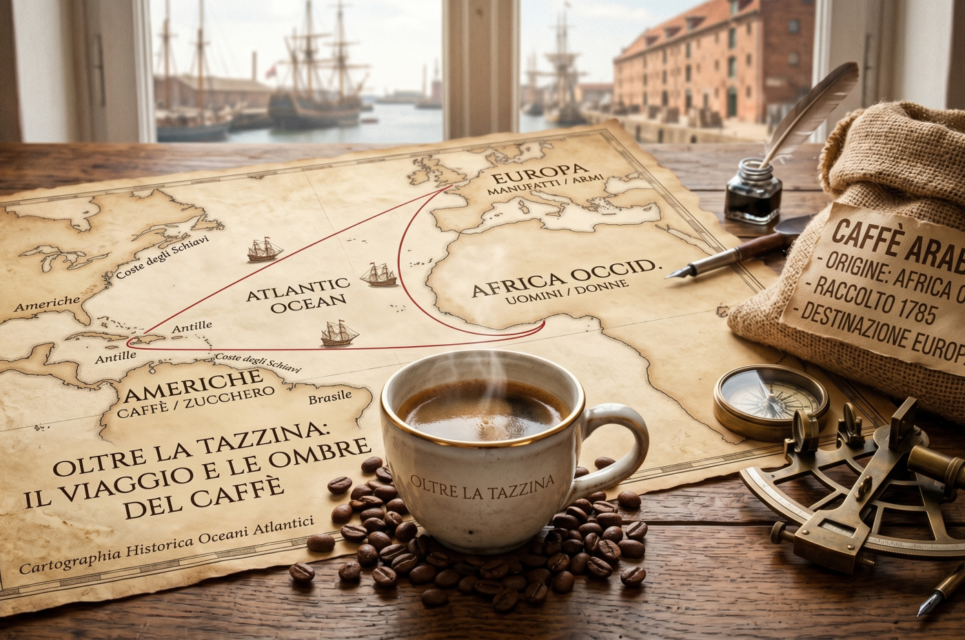 La storia del caffè e il commercio triangolare