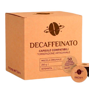 Capsule Caffè Decaffeinato "Miscela Originale" - Bottega del Chicco (50 pz)