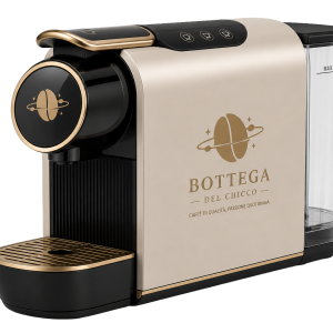macchina da caffe espresso premium oro e beige bottega del chicco